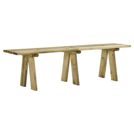 Banc de jardin 160 cm bois de pin massif imprégné