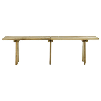 Banc de jardin 160 cm bois de pin massif imprégné