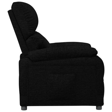 Fauteuil inclinable Noir Tissu