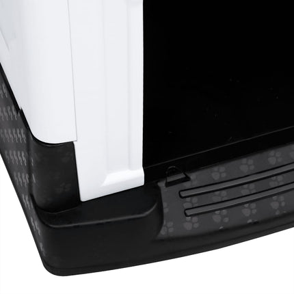 Niche pour chien Gris 57x68x66 cm Polypropylène