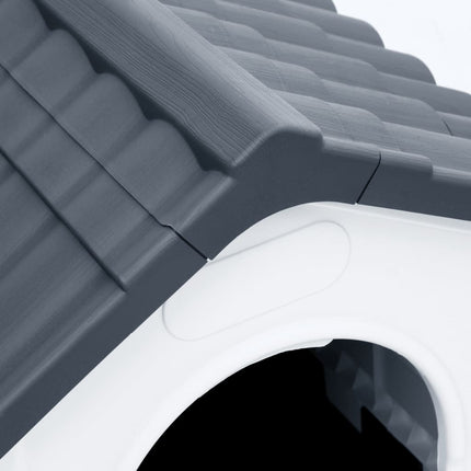 Niche pour chien Gris 57x68x66 cm Polypropylène