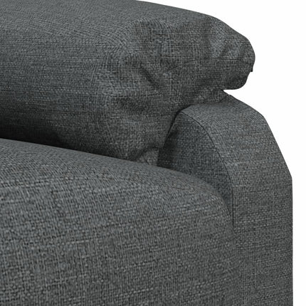 Fauteuil inclinable Gris foncé Tissu
