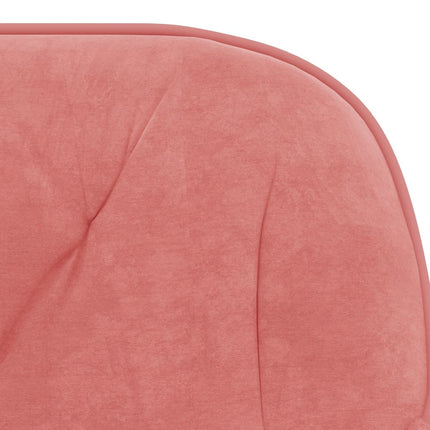 Chaise pivotante de bureau Rose Velours
