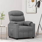 Fauteuil inclinable Gris clair Tissu