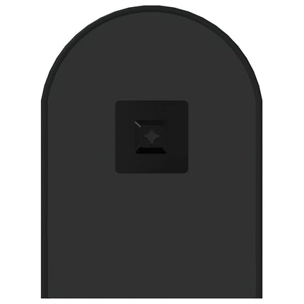 Miroir mural Noir 50x20 cm Ovale