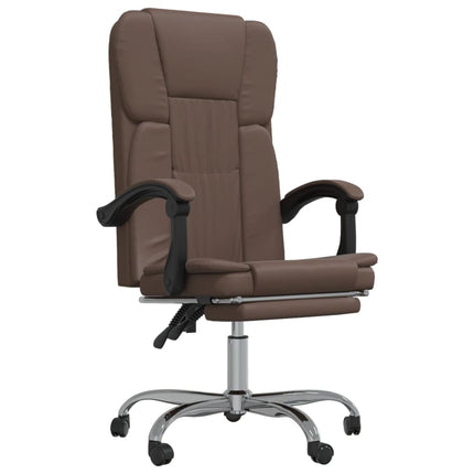 Fauteuil inclinable de bureau Marron Similicuir