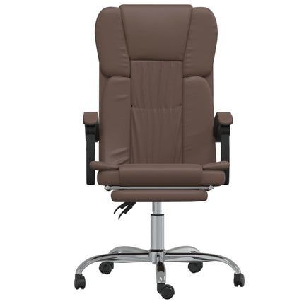 Fauteuil inclinable de bureau Marron Similicuir