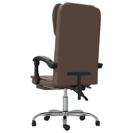 Fauteuil inclinable de bureau Marron Similicuir