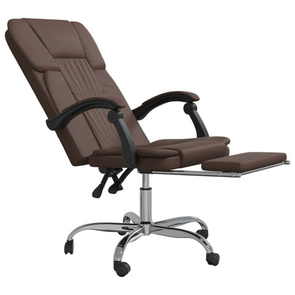 Fauteuil inclinable de bureau Marron Similicuir