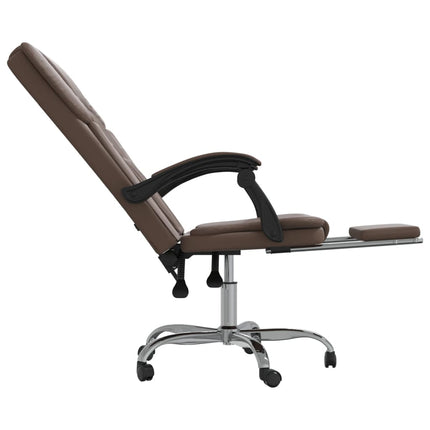 Fauteuil inclinable de bureau Marron Similicuir