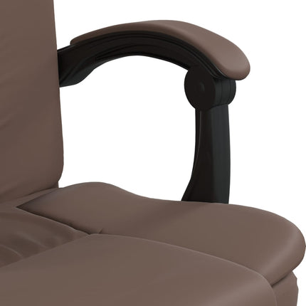 Fauteuil inclinable de bureau Marron Similicuir