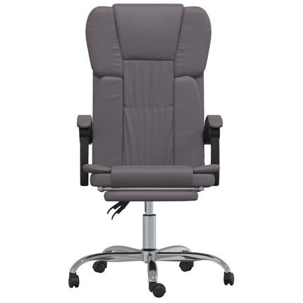 Fauteuil inclinable de bureau Gris Similicuir