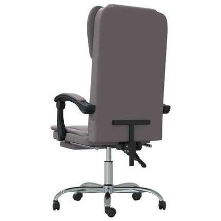 Fauteuil inclinable de bureau Gris Similicuir