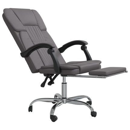 Fauteuil inclinable de bureau Gris Similicuir