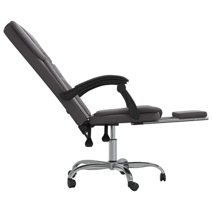 Fauteuil inclinable de bureau Gris Similicuir