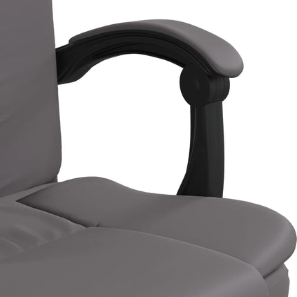 Fauteuil inclinable de bureau Gris Similicuir