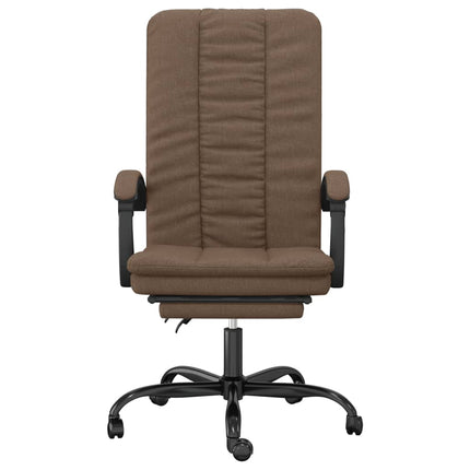 Fauteuil inclinable de bureau Marron Tissu