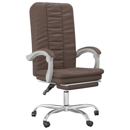 Fauteuil inclinable de bureau Marron Similicuir