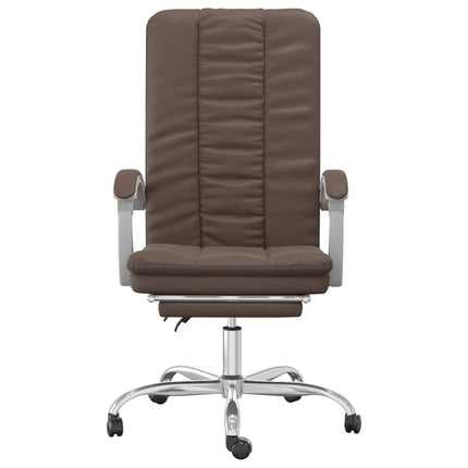 Fauteuil inclinable de bureau Marron Similicuir