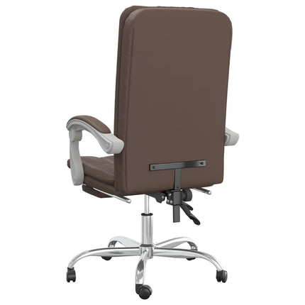 Fauteuil inclinable de bureau Marron Similicuir