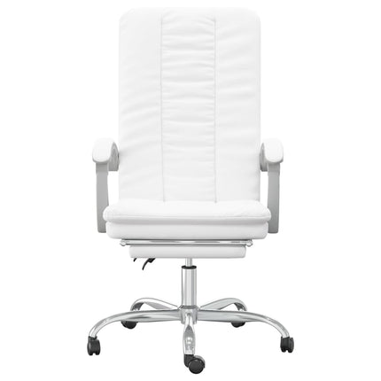 Fauteuil inclinable de bureau Blanc Similicuir