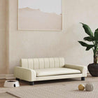 Lit pour chien crème 90x53x30 cm similicuir