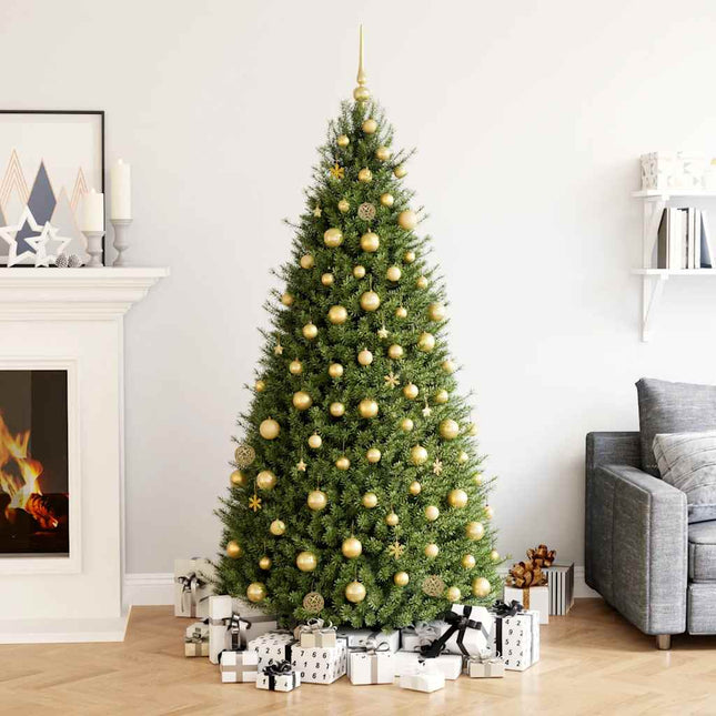 Ensemble de boules de Noël 111 pièces doré polystyrène