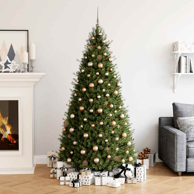 Ensemble de boules de Noël 111 pièces doré rose polystyrène