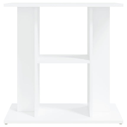 Support pour aquarium blanc 60x30x60 cm bois d'ingénierie