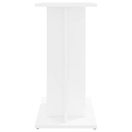 Support pour aquarium blanc 60x30x60 cm bois d'ingénierie