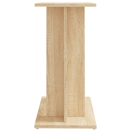 Support pour aquarium chêne sonoma 60x30x60cm bois d'ingénierie