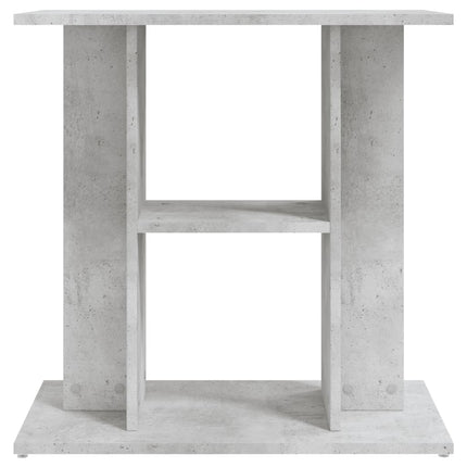 Support d'aquarium en béton gris 60 x 30 x 60 cm Bois d'ingénierie