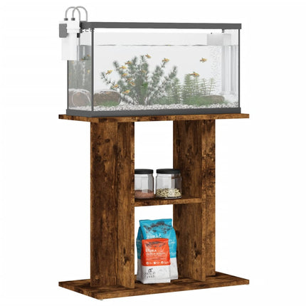 Support d'aquarium Chêne fumé 60x30x60 cm Bois d'ingénierie