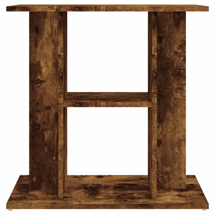 Support d'aquarium Chêne fumé 60x30x60 cm Bois d'ingénierie