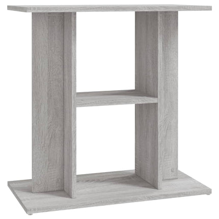 Support d'aquarium Gris Sonoma 60x30x60 cm Bois d'ingénierie