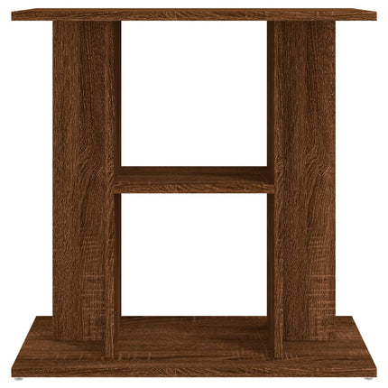 Support pour aquarium chêne marron 60x30x60cm bois d'ingénierie