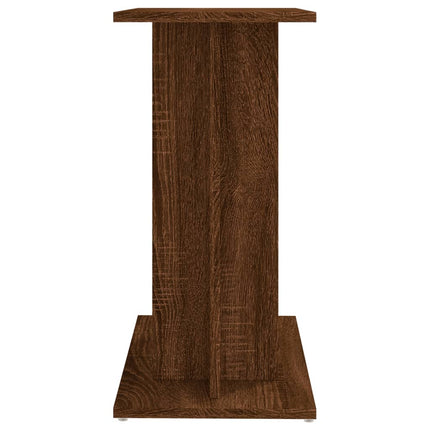 Support pour aquarium chêne marron 60x30x60cm bois d'ingénierie