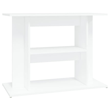 Support pour aquarium blanc 80x35x60 cm bois d'ingénierie