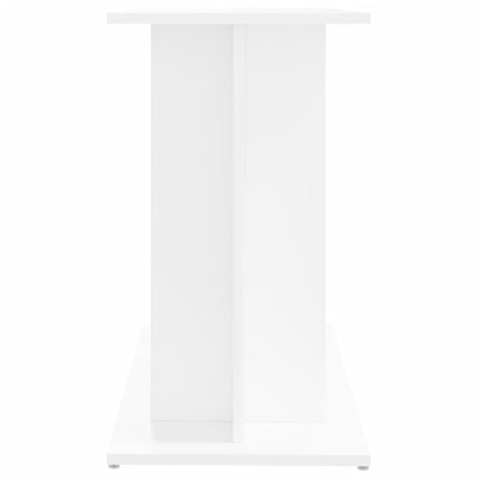 Support pour aquarium blanc 80x35x60 cm bois d'ingénierie