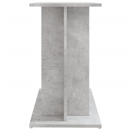 Support d'aquarium en béton gris 80 x 35 x 60 cm Bois d'ingénierie