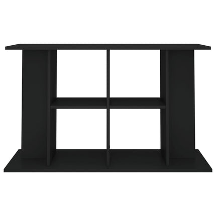 Support pour aquarium noir 100x40x60 cm bois d'ingénierie