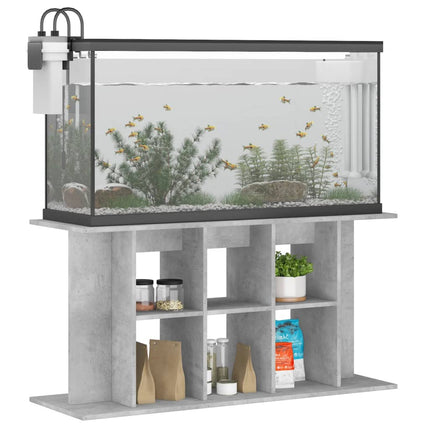Support d'aquarium en béton gris 120 x 40 x 60 cm Bois d'ingénierie