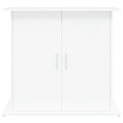 Support pour aquarium blanc 81x36x73 cm bois d'ingénierie