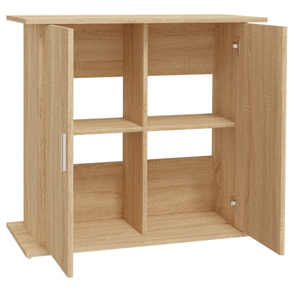 Support d'aquarium Chêne Sonoma 81x36x73 cm Bois d'ingénierie