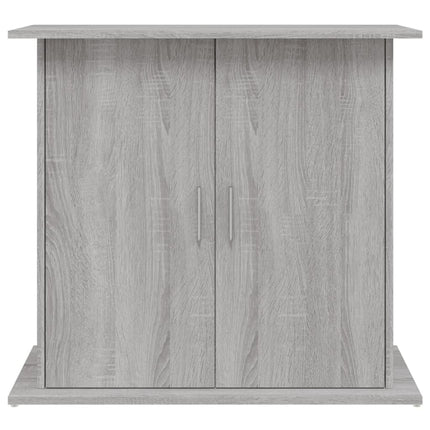 Support pour aquarium sonoma gris 81x36x73 cm bois d'ingénierie