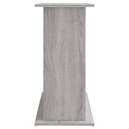 Support pour aquarium sonoma gris 81x36x73 cm bois d'ingénierie