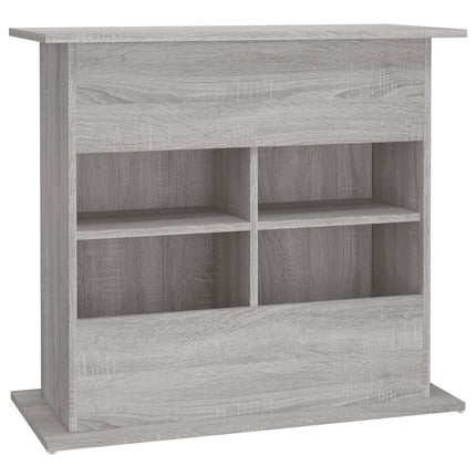 Support pour aquarium sonoma gris 81x36x73 cm bois d'ingénierie