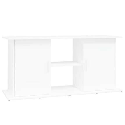 Support pour aquarium blanc 121x41x58 cm bois d'ingénierie