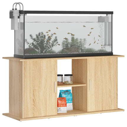 Support d'aquarium Chêne Sonoma 121x41x58 cm Bois d'ingénierie
