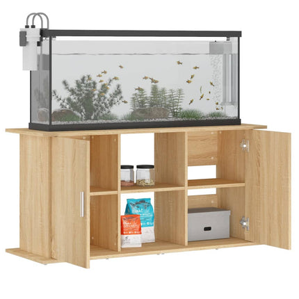 Support d'aquarium Chêne Sonoma 121x41x58 cm Bois d'ingénierie